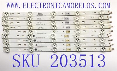 KIT DE LED'S PARA VIZIO (INCOMPLETO SOLO 9 PIEZAS) / NUMERO DE PARTE 047S5B / 2013SONY40A / 130927 / 2013SONY40B / 1-889-702-11 / 1-734-767-11 / 1-889-701-11 / PANEL LSY400HN01 / MODELO KDL-40W600B / NOTA IMPORTANTE:KIT CONSTA DE 10 PIEZAS EN TOTAL